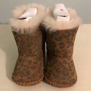 Baby Girl UGG Cassie leopard bootie